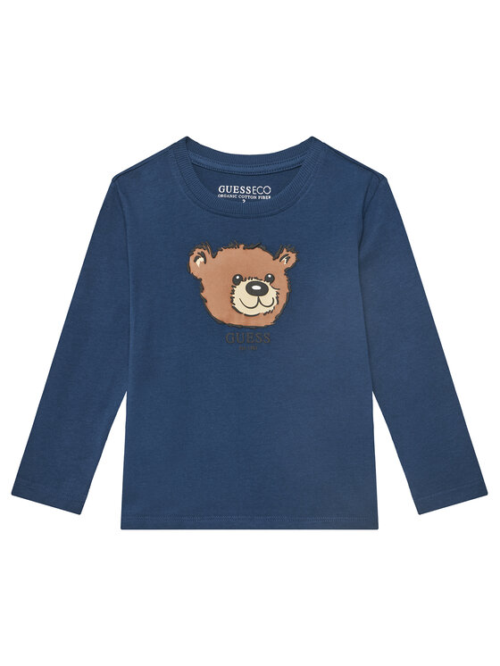 Guess Блуза N5YI25 K8HM4 Тъмносин Regular Fit за Бебета цена