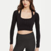 Guess Блуза V5YP06 Z3OA0 Черен Slim Fit за Жени цена
