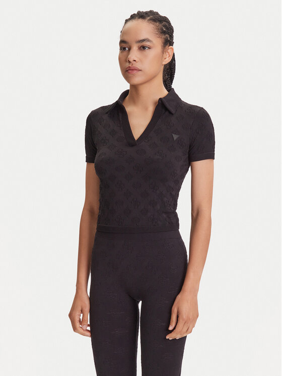 Guess Блуза V5YP10 Z3OA0 Черен Regular Fit за Жени цена