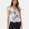 Guess Блуза W5GH86 WCWF2 Бял Classic Fit за Жени цена