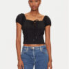 Guess Блуза W5GP13 KCVA1 Черен Slim Fit за Жени цена
