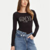 Guess Боди W5YP05 K68D2 Черен Slim Fit за Жени цена