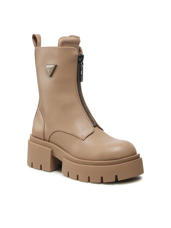 Guess Боти Leila FL8LEI ELE10 Бежов за Жени цена
