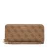 Guess Голям дамски портфейл Brenton Slg SWLG96 48146 Кафяв за Жени цена