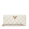 Guess Голям дамски портфейл Giully II Slg SWQG96 73146 Бял за Жени цена