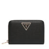 Guess Голям дамски портфейл Laurel II Slg SWBG74 59140 Черен за Жени цена