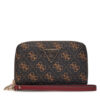 Guess Голям дамски портфейл SWQE85 00164 Кафяв за Жени цена