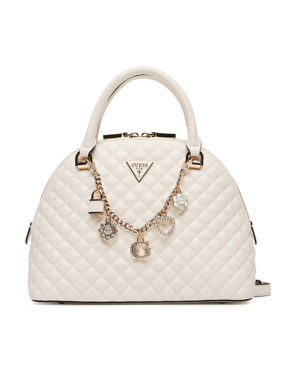 Guess Дамска чанта Everlee HWEG86 79050 Екрю за Жени цена