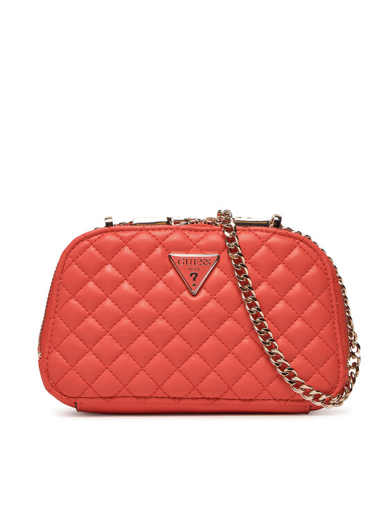 Guess Дамска чанта HWEQG954174 Коралов за Жени цена