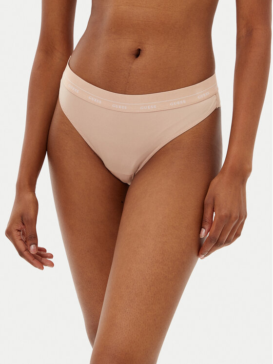 Guess Дамски бикини тип бразилиана O5RE25 KCF20 Коралов Regular Fit за Жени цена