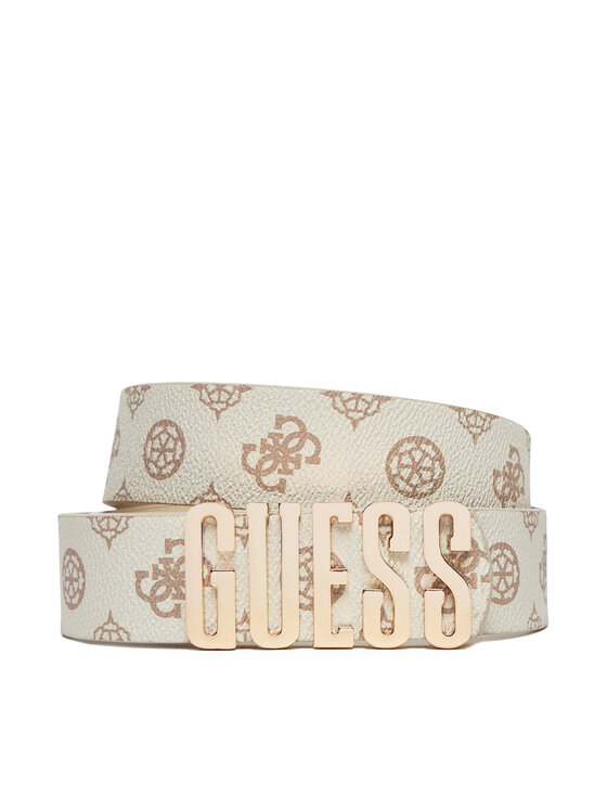 Guess Дамски колан BW9173 P4435 Екрю за Жени цена