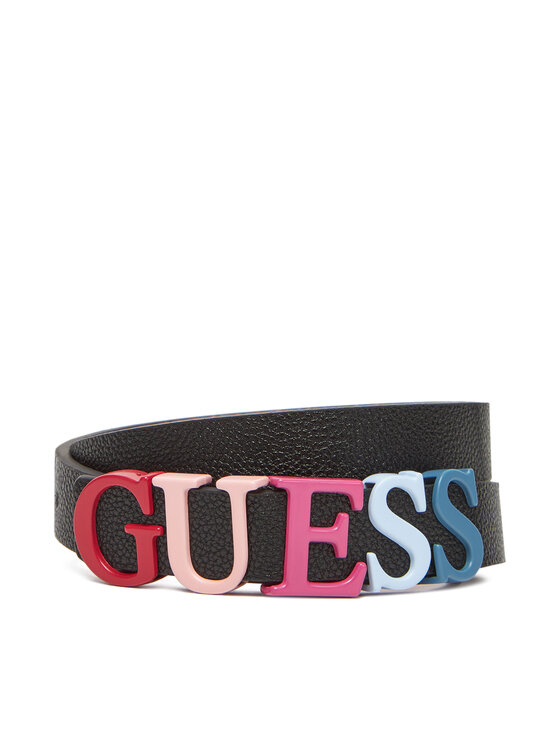 Guess Детски колан J5GZ09 WFZL0 Черен за Момичета цена
