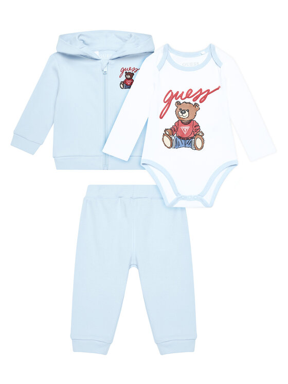 Guess Детски комплект H5YW12 KA6W4 Светлосиньо Regular Fit за Момчета цена