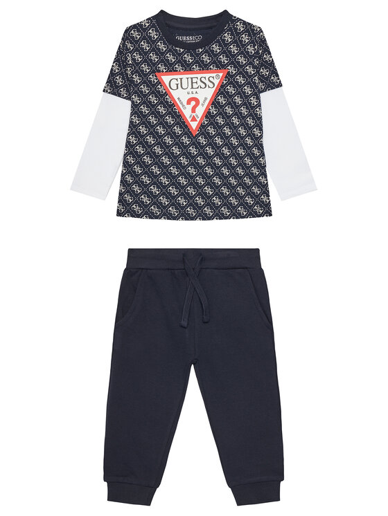 Guess Детски комплект N5YG00 K8HM4 Тъмносин Regular Fit за Момчета цена