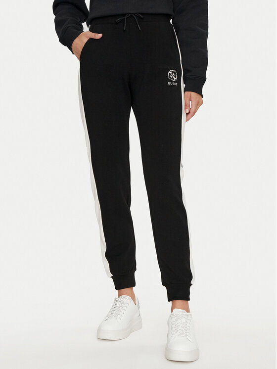 Guess Долнище анцуг Elea V4YB02 KCDN0 Черен Regular Fit за Жени цена