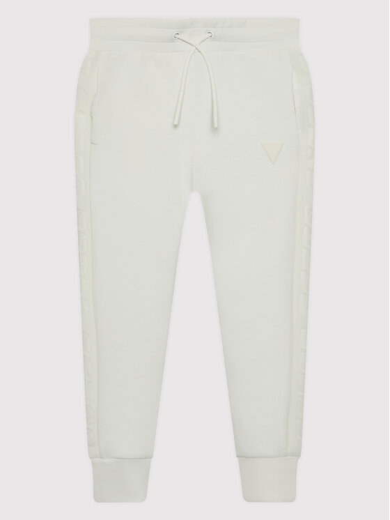 Guess Долнище анцуг J2YQ24 FL03S Бял Regular Fit за Момичета цена