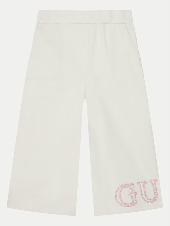 Guess Долнище анцуг K5RQ11 KA6R4 Екрю Regular Fit за Момичета цена