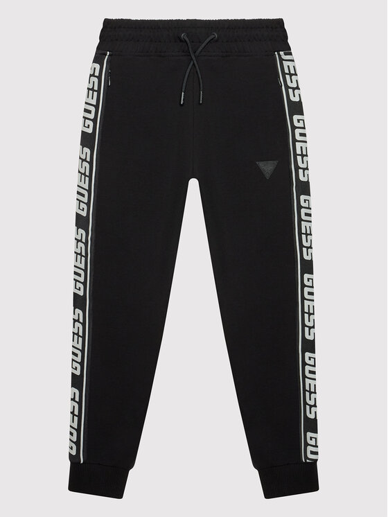 Guess Долнище анцуг L2YQ48 K6ZS1 Черен Regular Fit за Момчета цена