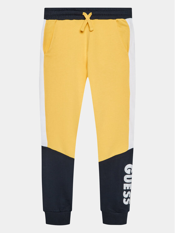 Guess Долнище анцуг L3BQ11 KAX73 Жълт Regular Fit за Момчета цена