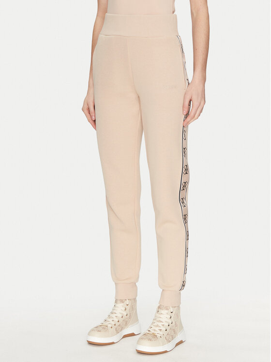 Guess Долнище анцуг V2YB15 KB3P2 Бежов Regular Fit за Жени цена
