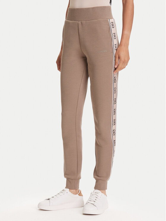 Guess Долнище анцуг V2YB15 KB3P2 Кафяв Regular Fit за Жени цена