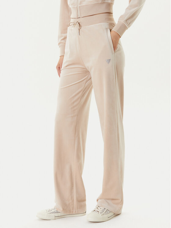 Guess Долнище анцуг V3BB26 K0232 Бежов Regular Fit за Жени цена