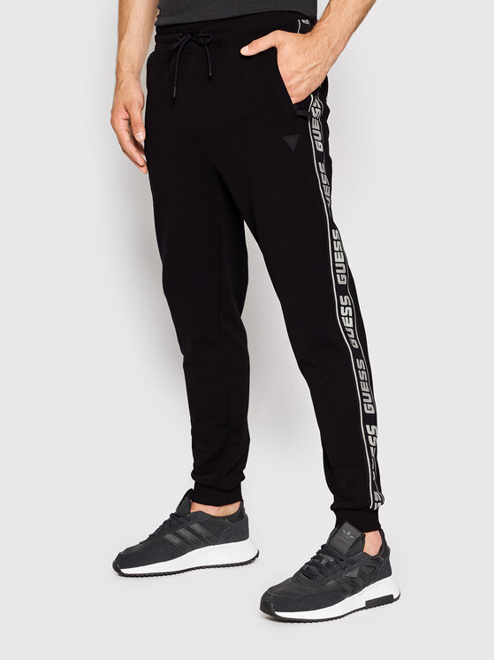 Guess Долнище анцуг Z2YB19 K6ZS1 Черен Regular Fit за Мъже цена