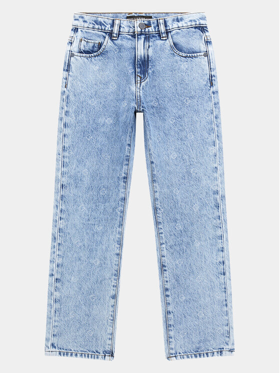 Guess Дънки L4RA06 D45E0 Син Regular Fit за Момчета цена