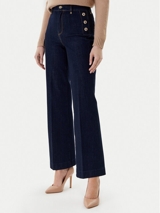 Guess Дънки W5RA0P D5PW1 Син Regular Fit за Жени цена
