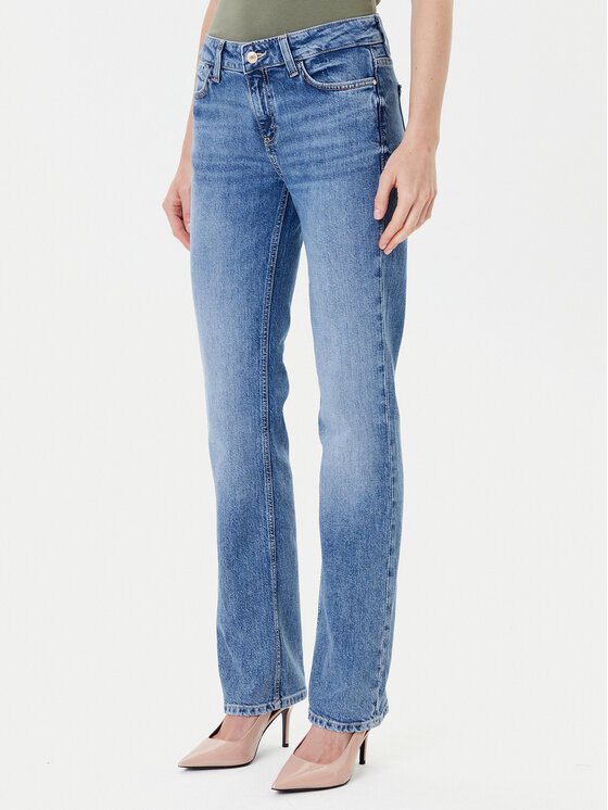 Guess Дънки W5YA0R D5QP2 Син Regular Fit за Жени цена