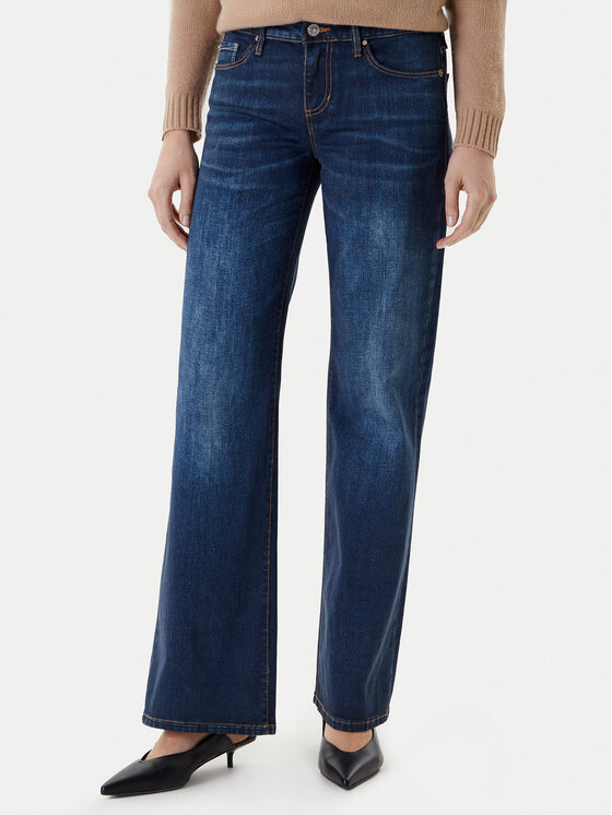 Guess Дънки W5YA1D D0213 Тъмносин Regular Fit за Жени цена