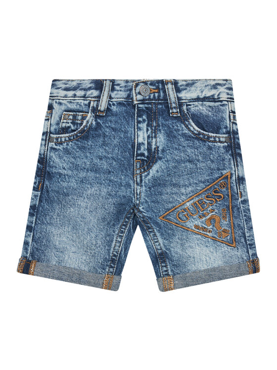 Guess Дънкови шорти N5GD16 D41E0 Син Regular Fit за Момчета цена