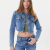 Guess Дънково яке W5YN53 D5QP2 Син Regular Fit за Жени цена