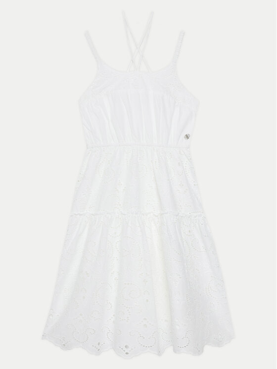 Guess Ежедневна рокля J5GK30 WH7D0 Бял Regular Fit за Момичета цена