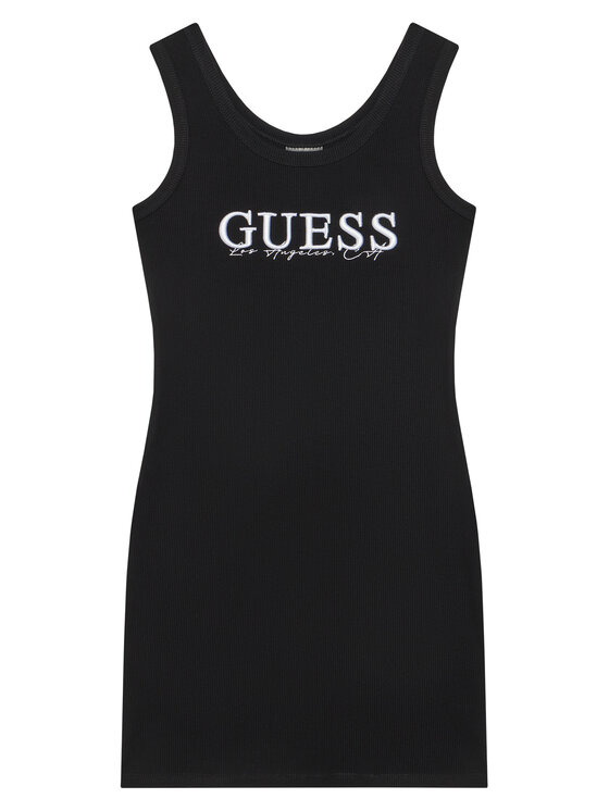 Guess Ежедневна рокля J5GK39 K8RT2 Черен Regular Fit за Момичета цена