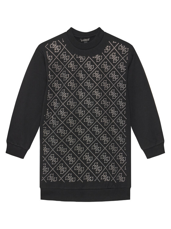 Guess Ежедневна рокля J5YK02 KA6V4 Черен Regular Fit за Момичета цена