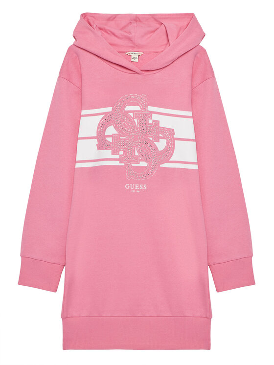 Guess Ежедневна рокля J5YK04 KA6R4 Розов Regular Fit за Момичета цена