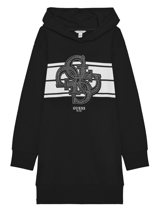 Guess Ежедневна рокля J5YK04 KA6R4 Черен Regular Fit за Момичета цена