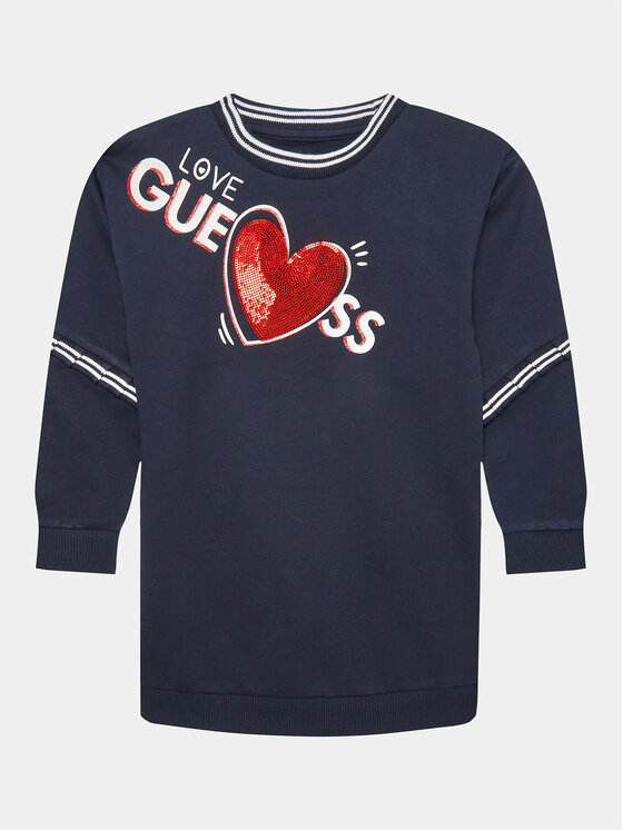 Guess Ежедневна рокля K3YK21 KA6R0 Тъмносин Regular Fit за Момичета цена
