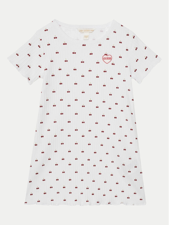 Guess Ежедневна рокля K5GK02 KCSQ4 Бял Regular Fit за Момичета цена
