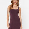 Guess Ежедневна рокля Lucia W3BK03 Z2XY0 Бордо Slim Fit за Жени цена