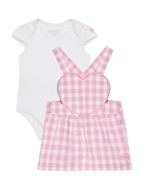 Guess Ежедневна рокля S5GG10 K6YW4 Бял Regular Fit за Момичета цена
