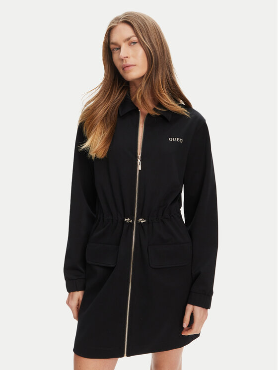 Guess Ежедневна рокля V5YK04 KCX42 Черен Regular Fit за Жени цена