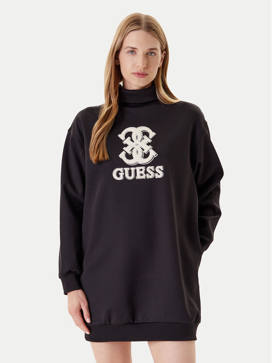 Guess Ежедневна рокля V5YK07 KCX22 Черен Regular Fit за Жени цена