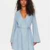 Guess Ежедневна рокля W2YK67 D22S5 Светлосиньо Relaxed Fit за Жени цена