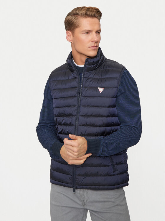 Guess Жилетка за костюм M4YN11 WG922 Син Regular Fit за Мъже цена