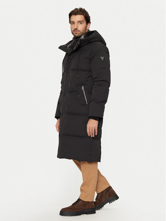 Guess Зимно палто M4BL44 WGJR2 Черен Regular Fit за Мъже цена