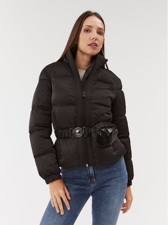 Guess Зимно яке Lucia W3BL19 WEX12 Черен Regular Fit за Жени цена