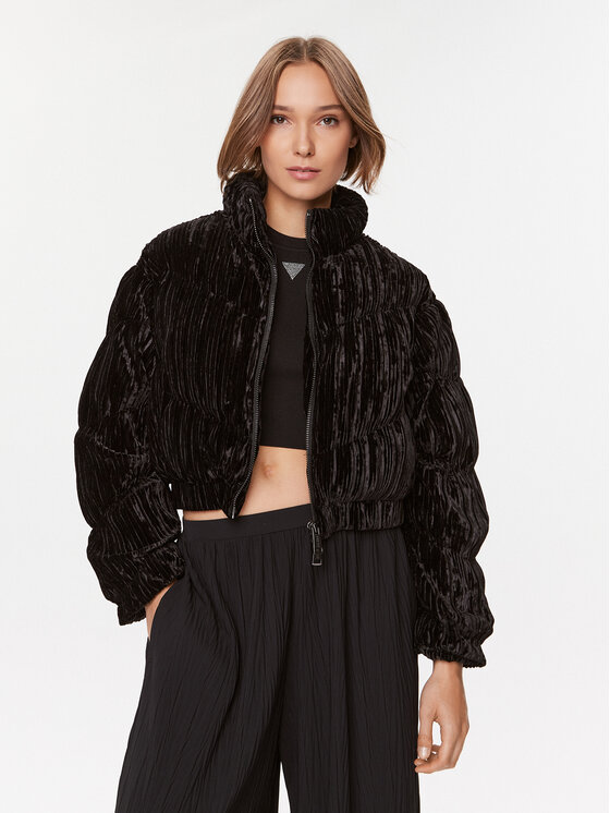 Guess Зимно яке Roux W3BL10 KBWC2 Черен Relaxed Fit за Жени цена