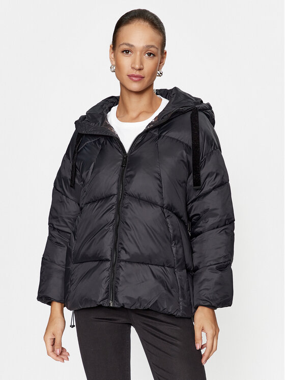 Guess Зимно яке W3BL21 WG0V0 Черен Regular Fit за Жени цена